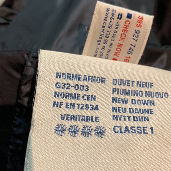 Auth Moncler Gaufre Giubbotto real down feathers wool stylish classy warm jacket - Picture 13 of 14